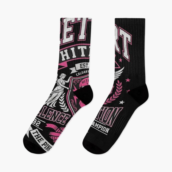 Item preview, Hitman Hart Excellence in Execution Pink and Black Tribute designed and sold by The Irish Whip.