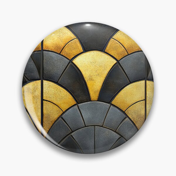 Item preview, Art Deco Vintage Golden And Black Designs Pattern designed and sold by DEC02.