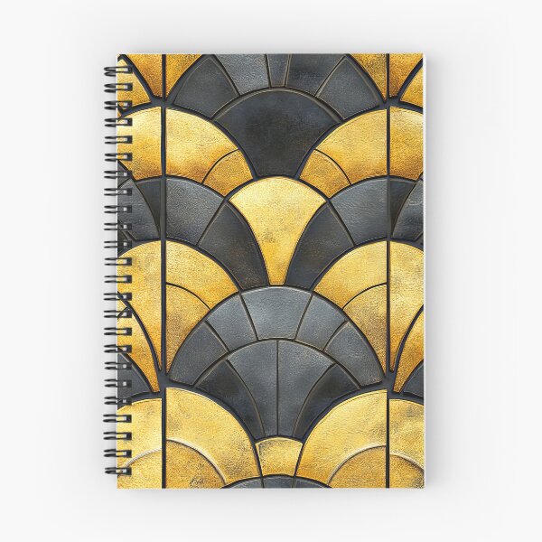 Item preview, Art Deco Vintage Golden And Black Designs Pattern designed and sold by DEC02.