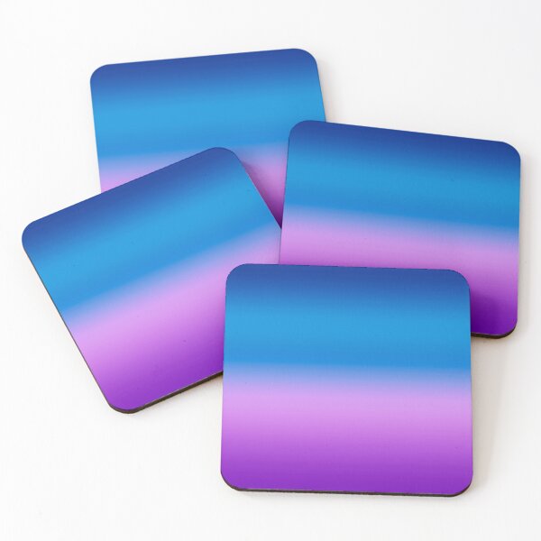 Item preview, ombrae gradient bright blue crimson designed and sold by fuzzyfox.