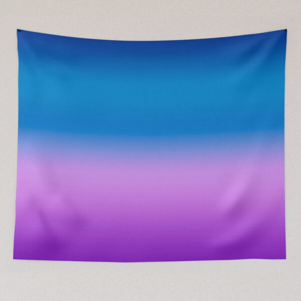 Item preview, ombrae gradient bright blue crimson designed and sold by fuzzyfox.