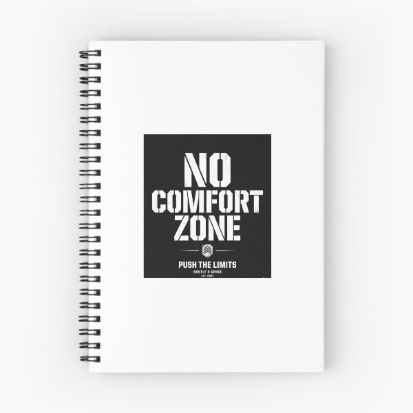 Item preview, No Comfort Zone Motivational Tactical Typography Design designed and sold by DarioTactical.