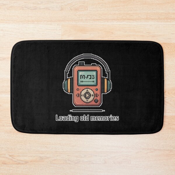 Item preview, Loading Old Memories Retro MP3 Player Y2K Nostalgia Aesthetic Design designed and sold by ImaginedSpace7.