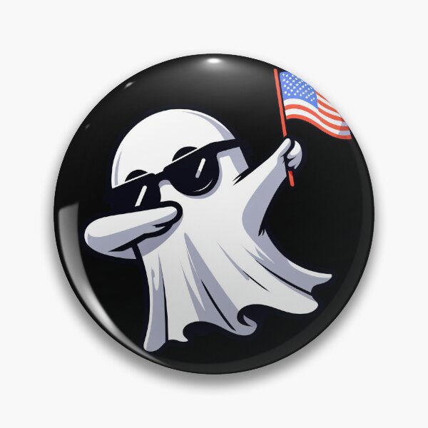 Item preview, Funny Ghost Dabbing 4th July Patriotic USA Flag America Boys Girls Kids designed and sold by rafaeltto.