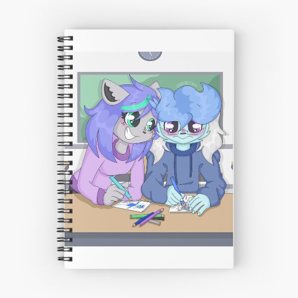 Item preview, Planet Solveria Allison And Benji Drawing Together designed and sold by Sugar Melt Art.