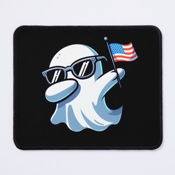 Item preview, Funny Ghost Dabbing 4th July Patriotic USA Flag America Boys Girls Kids designed and sold by rafaeltto.