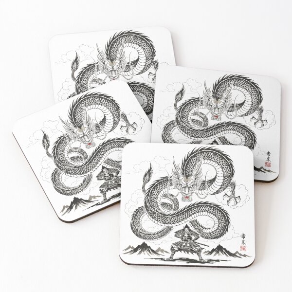 Item preview, Eternal Ink Dragon – Samurai Confrontation designed and sold by Oonward2021.