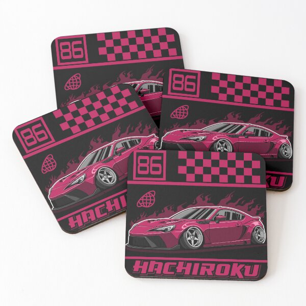 Item preview, Toyota GT86 Hachiroku pink magenta designed and sold by Bulldsgn.