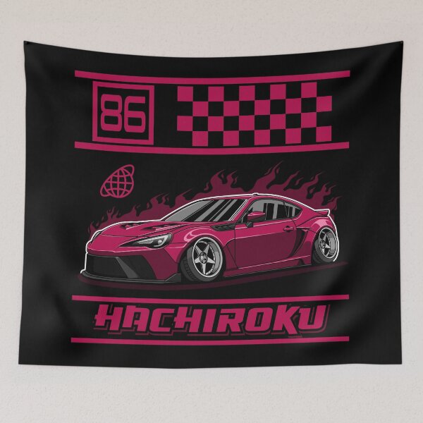 Item preview, Toyota GT86 Hachiroku pink magenta designed and sold by Bulldsgn.
