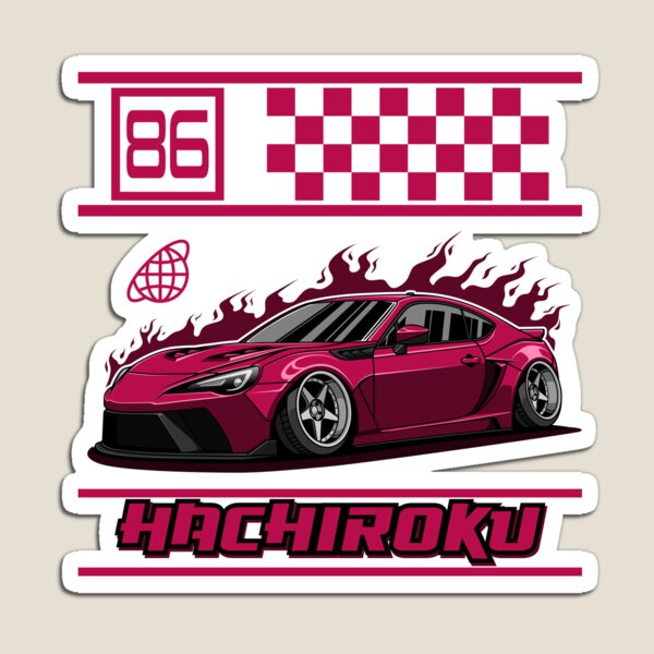 Item preview, Toyota GT86 Hachiroku pink magenta designed and sold by Bulldsgn.