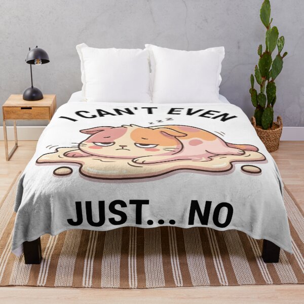 Item preview, Funny Cat I Can’t Even Just No T-Shirt – Cute Sarcastic Meme designed and sold by DIRTYSKETCHH.