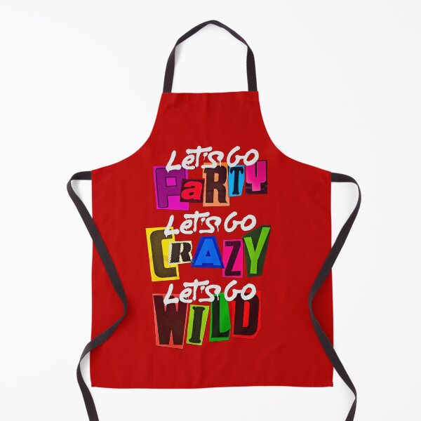 Item preview, Let's Go Party, Let's Go Crazy, Let's go Wild Bold Typography Vibrant Pop-Art designed and sold by WheresMyMojo.