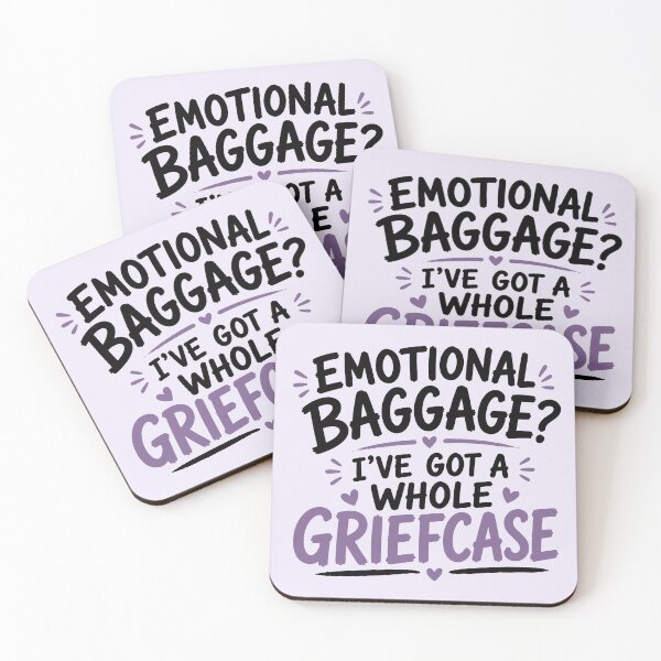 Item preview, Emotional baggage? I've got a whole griefcase  designed and sold by wonderxwander.