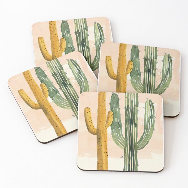 Item preview, Saguaro desert watercolor painting  designed and sold by sprinklejoyy.