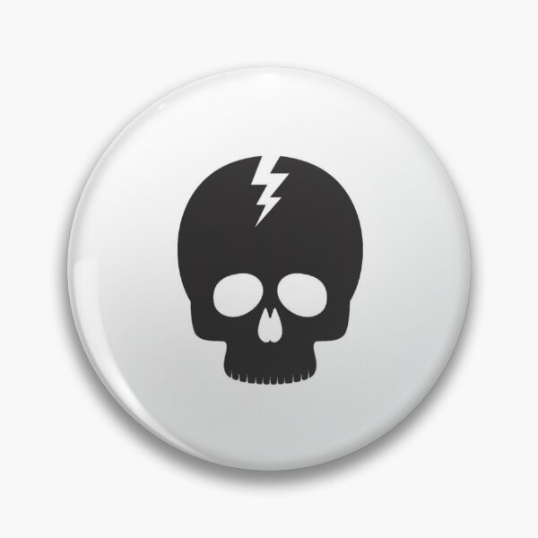 Artikelvorschau, Elektrischer Totenkopf im minimalistischen Rock-Design entworfen und verkauft von  Nature in Focus.