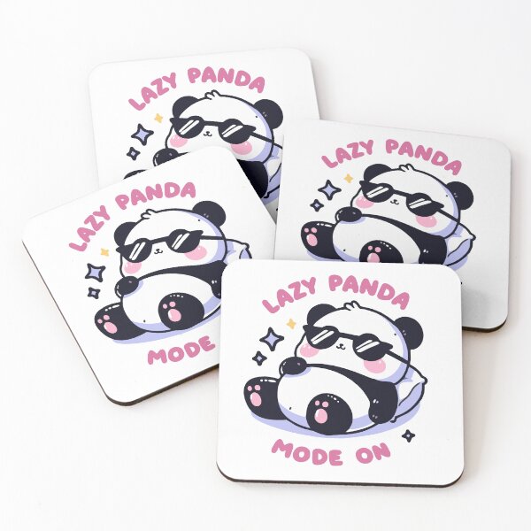 Item preview, Lazy Panda Mode On Cute Kawaii Panda  | Funny Chill Panda Aesthetic designed and sold by Pinpondesigns.