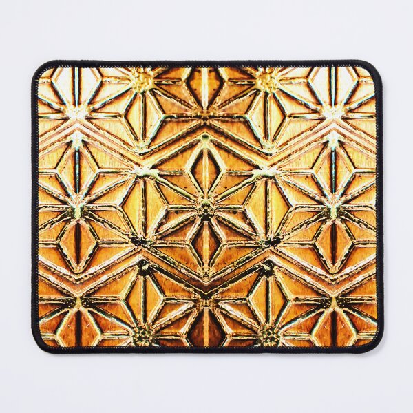 Item preview, Golden Japanese Asanoha Wall Art – Luxury Geometric Pattern, Elegant Japandi Zen Decor designed and sold by HIKARIMi.