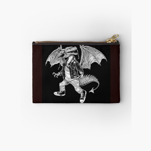 Item preview, Streetwear Dragon Skater Fantasy Art designed and sold by inkoutninja.
