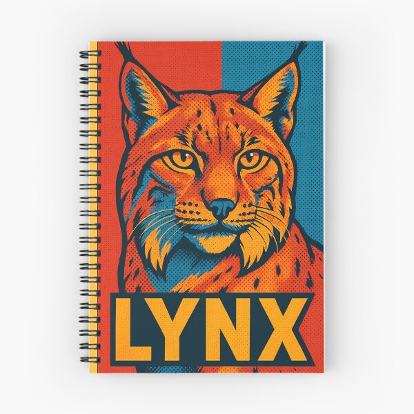 Item preview, Retro Pop Art Lynx | Vibrant Wild Cat Illustration | Bold Arctic Forest Predator Aesthetic Design designed and sold by PaintedPixels01.