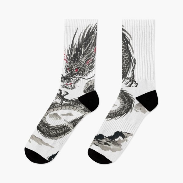 Item preview, Scarlet Gaze Ryū – Samurai vs Crimson-Eyed Dragon designed and sold by Oonward2021.