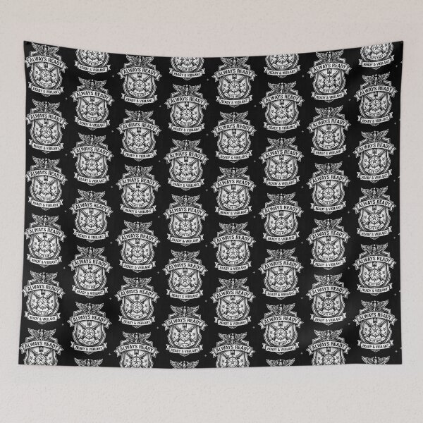 Item preview, Always Ready Tactical Badge Style Typography Design designed and sold by DarioTactical.