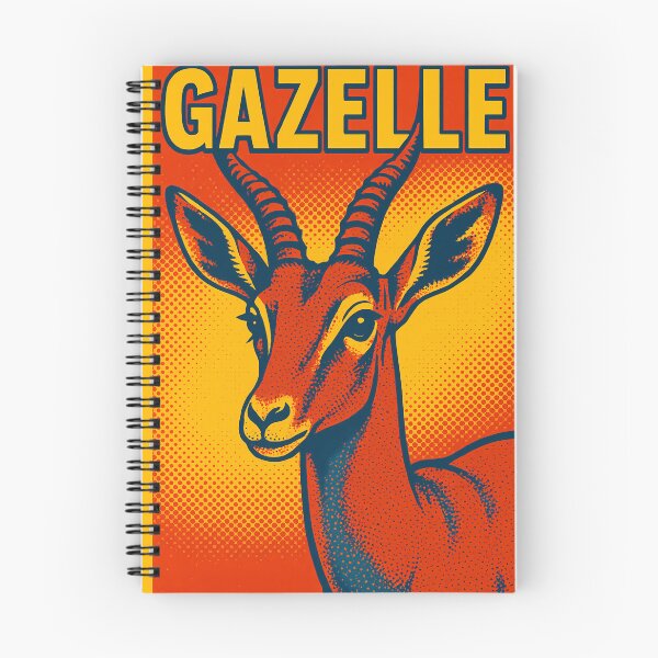 Item preview, Retro Pop Art Gazelle | Vibrant Graceful Antelope Illustration | Bold African Savanna Wildlife Aesthetic Design designed and sold by PaintedPixels01.