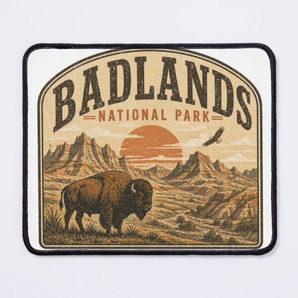 Item preview, Badlands National Park Apparel - Shirts, Sweatshirt, Long-Sleeve, Stickers designed and sold by projectbadass.
