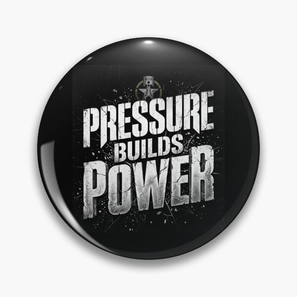 Item preview, Pressure Builds Power High Impact Typography Design designed and sold by DarioTactical.