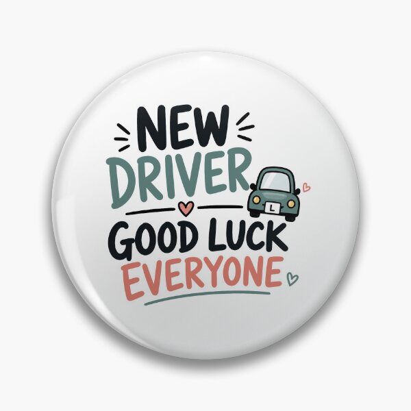 Item preview, New driver, Good luck everyone! designed and sold by wonderxwander.