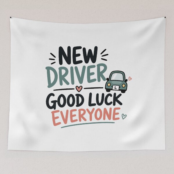 Item preview, New driver, Good luck everyone! designed and sold by wonderxwander.