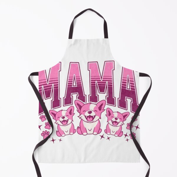 Item preview, Mama Cubed Corgi Trio – Cute Pink Mother’s Day Dog Art designed and sold by GenZFashion000.