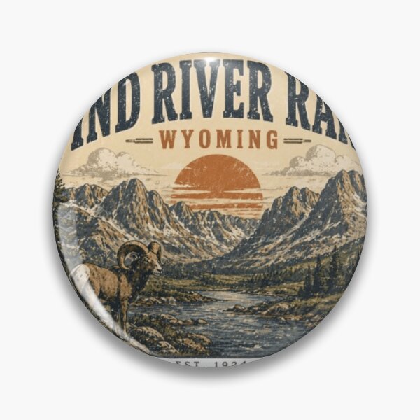 Item preview, Wind River Mountains Apparel - Vintage Shirts, Sweatshirt, Long-Sleeve, Stickers designed and sold by projectbadass.