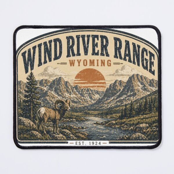 Item preview, Wind River Mountains Apparel - Vintage Shirts, Sweatshirt, Long-Sleeve, Stickers designed and sold by projectbadass.