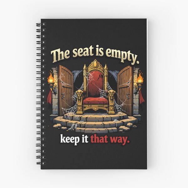 Item preview, The Seat Is Empty Keep It That Way Throne designed and sold by Tsugraf Designs.