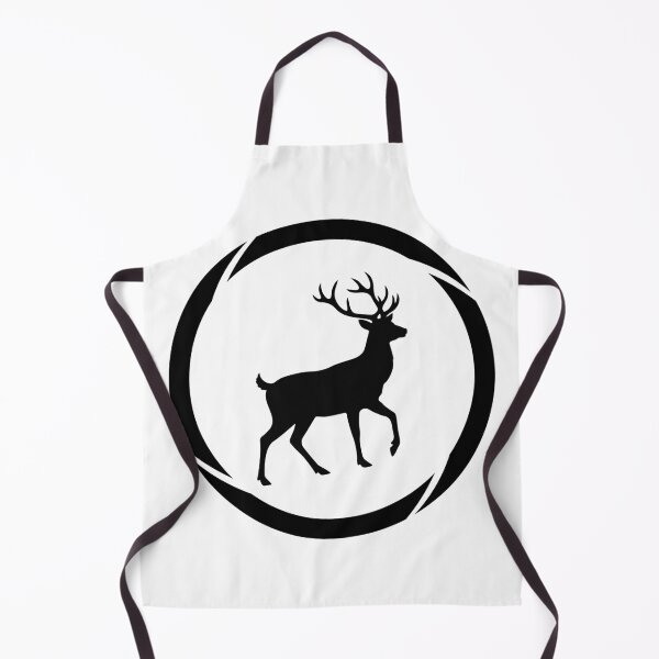 Item preview, Majestic Deer Silhouette in Circular Frame Art designed and sold by Omar-2D.