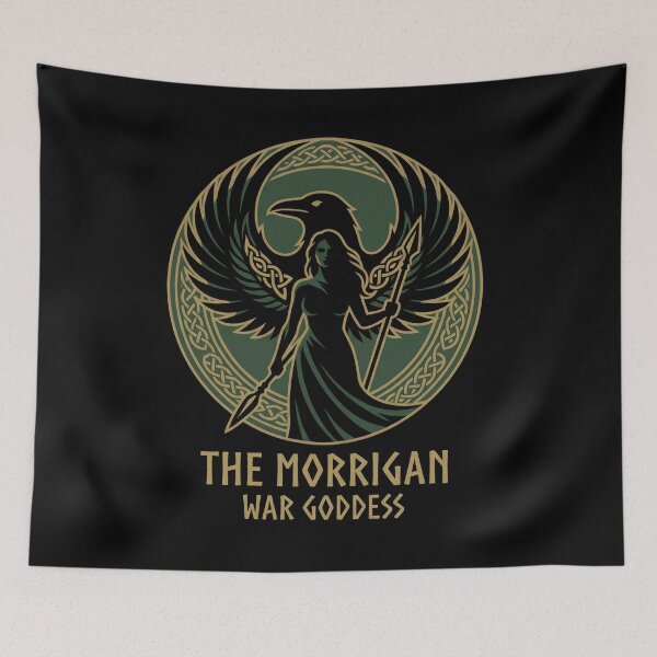 Item preview, The Morrígan – Celtic War Goddess  designed and sold by ASTRAL ART LAB.