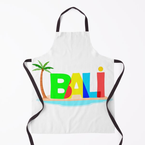 Item preview, Word Bali on white background. Bali island with palm tree in the ocean designed and sold by ArtEventET.