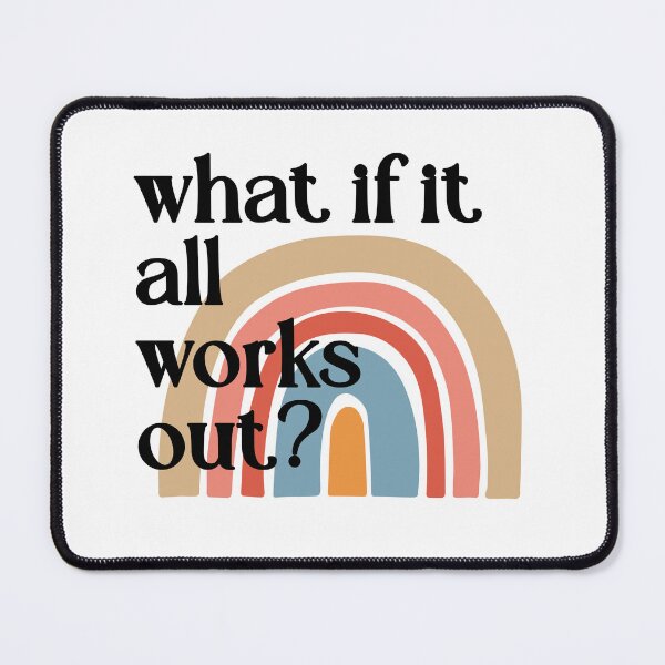 Item preview, What If It All Works Out? Smile Rise Bloom Rainbow designed and sold by RetroMini2026.
