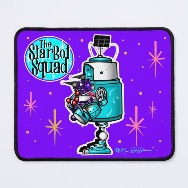 Item preview, StarBot Squad; I love my Botson Terrier designed and sold by MetroINKbooks.