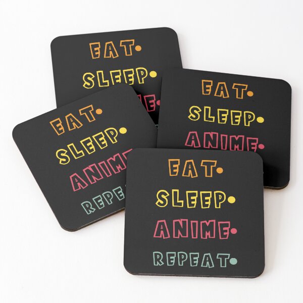 Item preview, Eat Sleep Anime Repeat designed and sold by HopeeART.