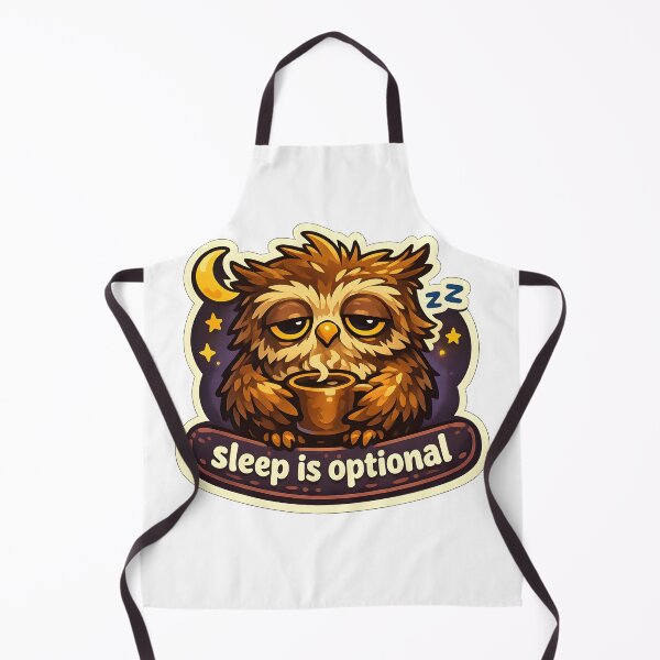 Item preview, "Sleep is Optional" | Relatable Night Owl & Caffeine Enthusiast Art designed and sold by Naviora.