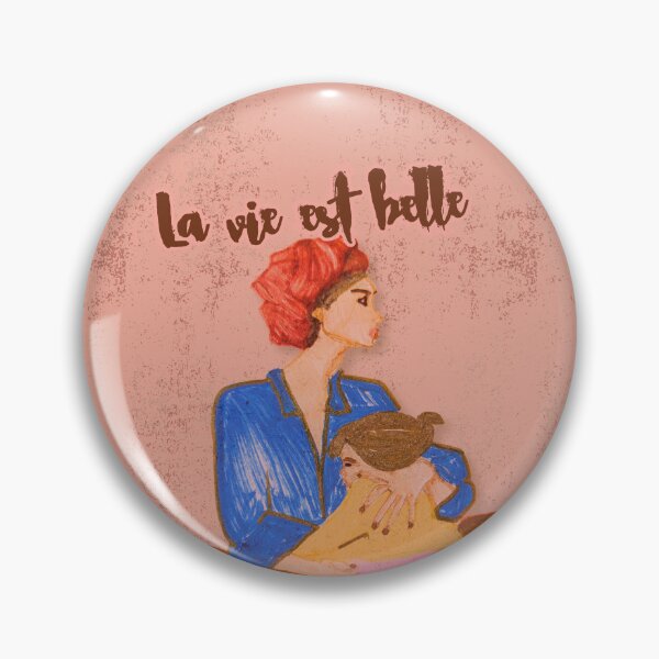 Item preview, La Vie Est Belle Motherhood Art | Boho Mother and Child Illustration designed and sold by DarLenn..