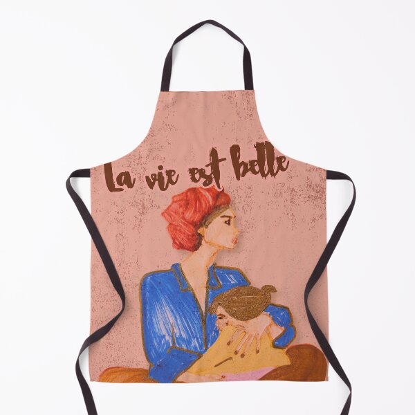 Item preview, La Vie Est Belle Motherhood Art | Boho Mother and Child Illustration designed and sold by DarLenn..