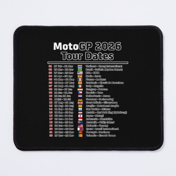 Item preview, MotoGP 2026 Tour Dates (updated) designed and sold by fullstackphotos.