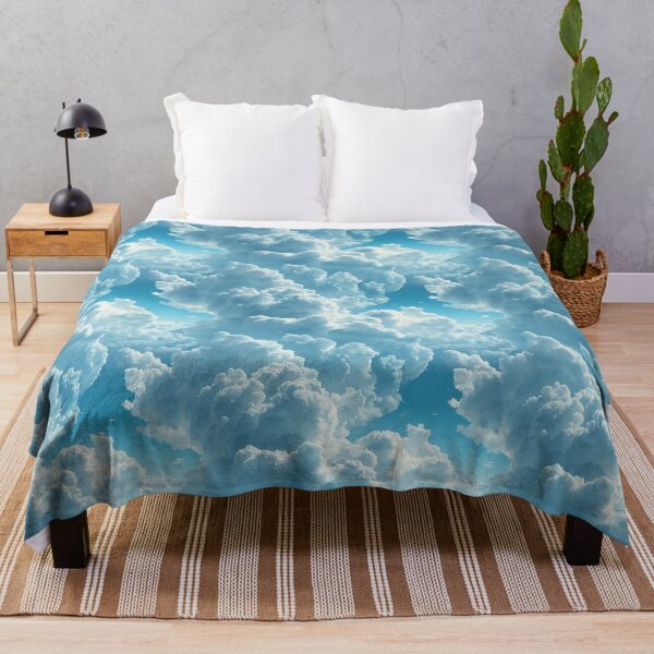 Item preview, Fluffy White Clouds in Blue Sky Pattern designed and sold by NTGUILTY.