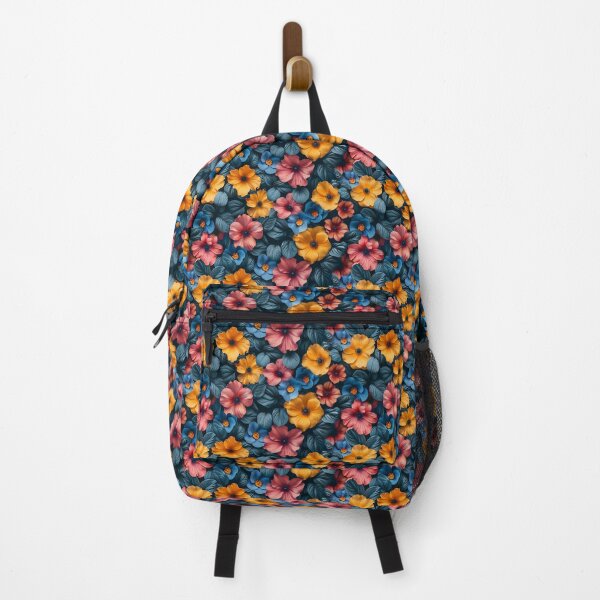 Item preview, Vibrant Floral Garden with Moody Teal Foliage designed and sold by NTGUILTY.