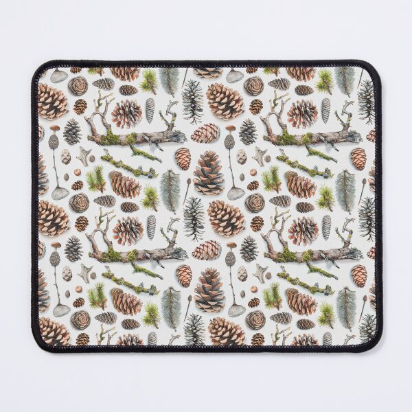 Item preview, Watercolor Forest Treasures Pinecones and Moss designed and sold by NTGUILTY.