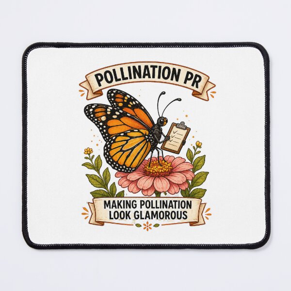 Item preview, Monarch Butterfly Pollination PR Funny Sticker designed and sold by Gentlestate.
