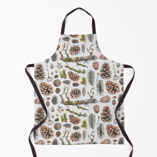 Item preview, Watercolor Forest Treasures Pinecones and Moss designed and sold by NTGUILTY.