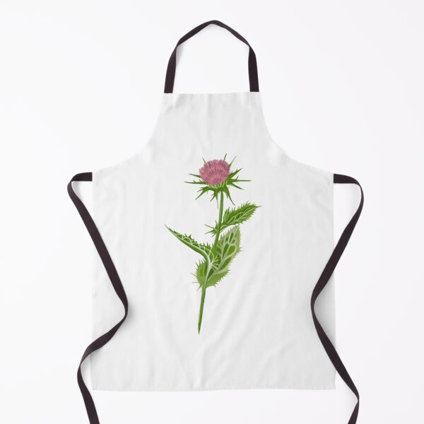 Item preview, Detailed Green Thistle Wildflower Botanical Art designed and sold by Holdmera.